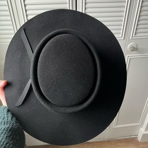Black Stetson felt hat